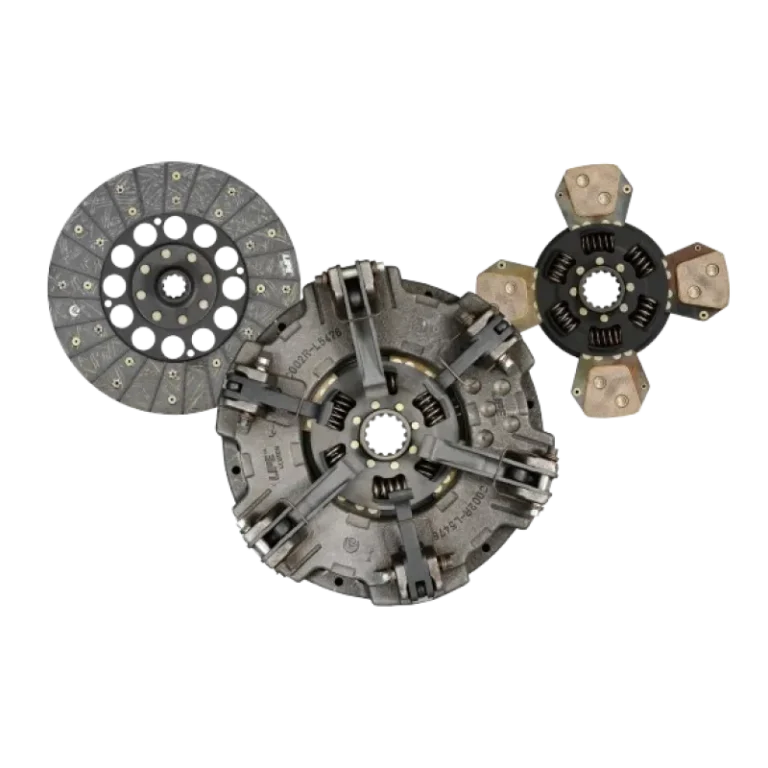 Tractor clutch plate and pressure plate assembly
